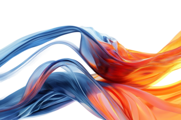 Creative graphics isolated on transparent background