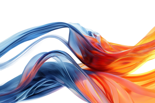 Creative graphics isolated on transparent background