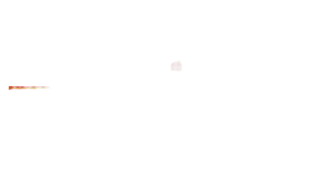 Mysterious Composition: Red and Orange Horizon with White Patch on Black Canvas