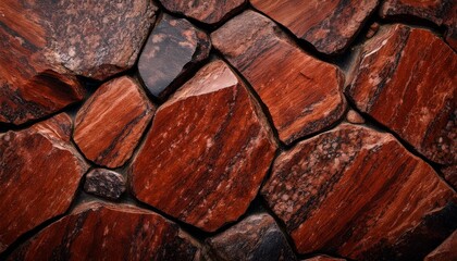 Red Granite Texture Background Of Granite Stone Close Up