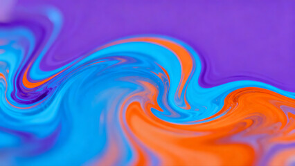 Fototapeta premium Abstract Pattern of Colorful Fluid Halo