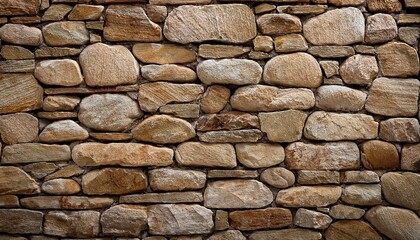 Stone Wall Texture Background Natural Color