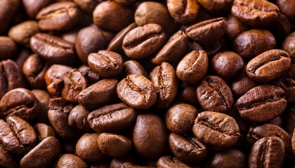 Fresh Roasted Coffee Beans Background