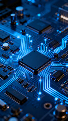 Circuit Board Chip Detail