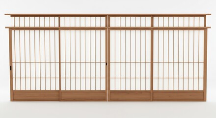 Écrans shoji japonais traditionnels baignés de lumière douce créant une atmosphère paisible et sereine minimaliste