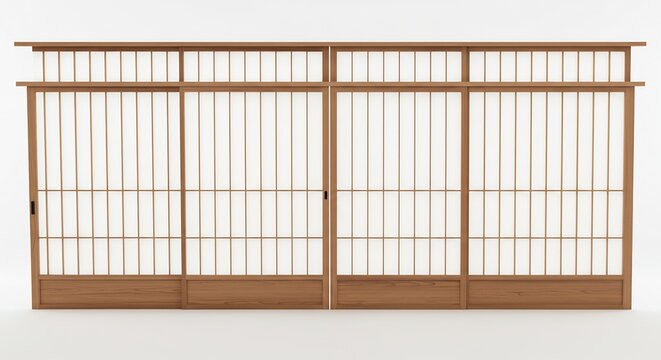 &Eacute;crans shoji japonais traditionnels baign&eacute;s de lumi&egrave;re douce cr&eacute;ant une atmosph&egrave;re paisible et sereine minimaliste