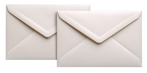 Minimalist Envelope: Clean, crisp, and effortlessly chic, a pair of pristine envelopes embodies the essence of simplicity, perfect for conveying a message with understated elegance.