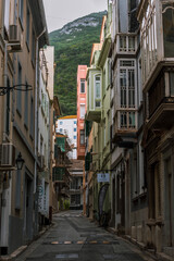 Obraz premium Narrow street in the Gibraltar 