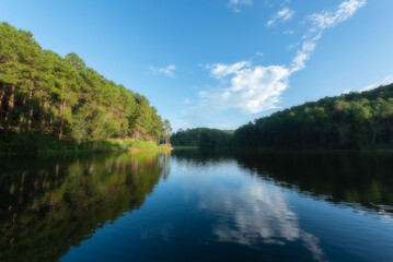 Pang Ung Lake in Mae hong son province, Thailand