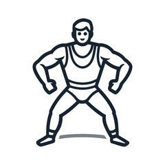 Sports silhouettes diverse athletic activities icons