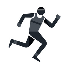 Sports silhouettes diverse athletic activities icons