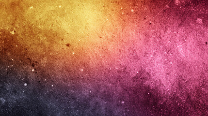 Retro vintage gradient background blending orange, red, yellow, black, white, blue, purple, grey, and brown with smooth transitions, soft film grain, light-leak glow, and subtle vignette for nostalgic