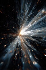 Obraz premium Cosmic Acceleration - A Journey Through Space and Time.