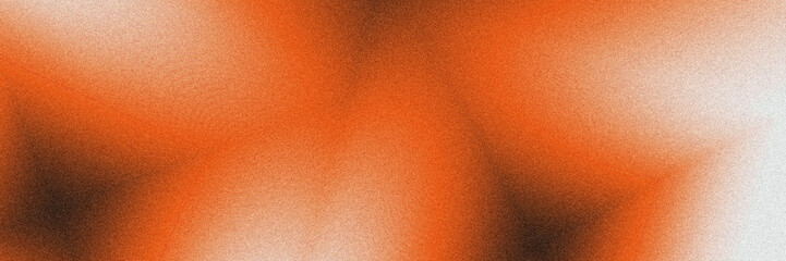 Colourful Gradient Texture – Grainy Blurry Abstract Background with Pixelated Noise in Orange. Vintage Style for Design, Futuristic Design, Branding, Visual Effects, Banner, Poster, Copy Space