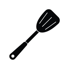 Cosmetic Spatula Icon Flat