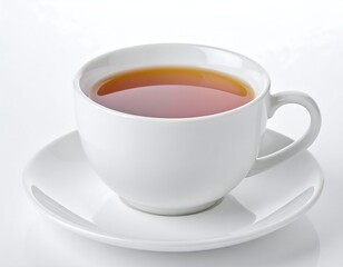 White teacup with tea