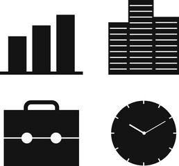 set of business icons