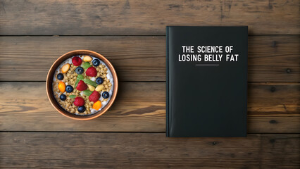 Concept of food diet, longevity, and fiber maxxing. cozy yet nutritious breakfast setup with overnight