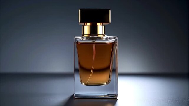 Luxurious perfume bottle
