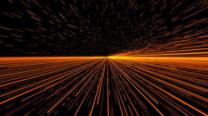Abstract background featuring explosive orange radial line effects. Dynamic burst of energy with glowing streaks, motion, and intensity. Perfect for digital art, tech, or futuristic design themes.
