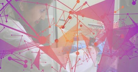 Lab technician reaching for pipette tip rack and aspirating reagent into test tubes for sample prep