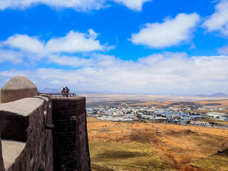 Lanzarote Spain, May 25 2025, Castillo de Santa B&aacute;rbara on Mount Benacantil, Alicante, Spain