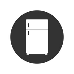 Refrigerator icon isolated on transparent background