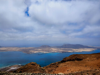Lanzarote Spain, May 25 2025, View from Castillo de Santa B&aacute;rbara on Mount Benacantil, Alicante, Spain