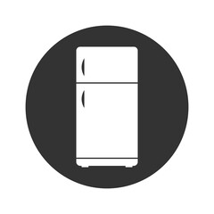 Refrigerator icon isolated on transparent background