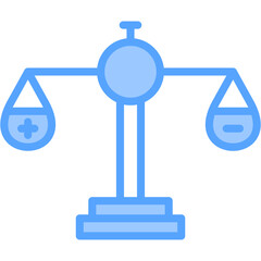Law blue icon