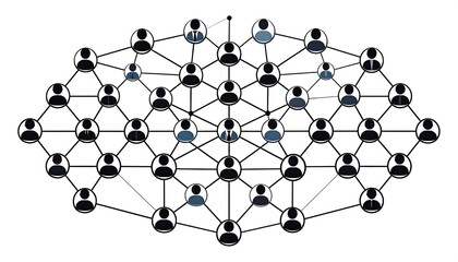 Network of interconnected people