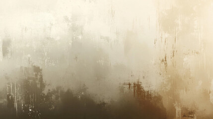 Minimal beige and gray grainy gradient background with soft noise texture. Perfect for poster design, webpage header, or wide banner layouts. Neutral, modern, and versatile digital backdrop.