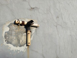 clothes hanger made of PVC pipe and is damaged