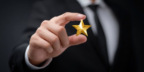 Professional business success and achievement concept featuring leadership, teamwork, recognition, motivation, corporate growth, and strategic performance