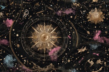 spiral galaxy background