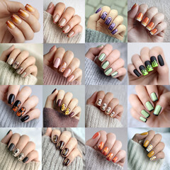 Trendy autumn and Halloween nail art ideas – stylish seasonal manicure designs in cozy tones