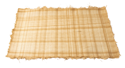 Papyrus sheet for writing ancient text isolated PNG with Transparent Background