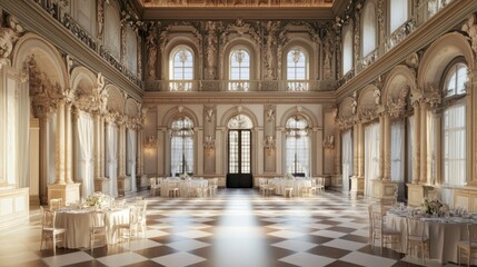 Magnificent Palace Ballroom: A Luxurious Interior
