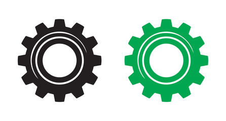 
Gear icon set, Gear wheel symbol. vector illustration eps 10