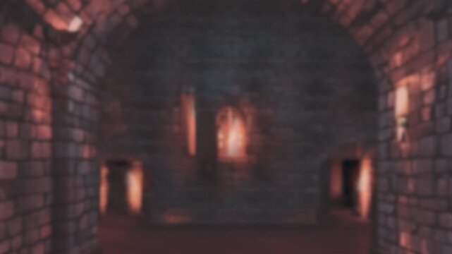 Antique pistol firing demonstration in a medieval castle interior