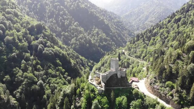 Aerial view of Ka&ccedil;kar Mountains National Park