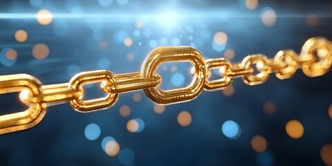 Golden Chain Links Connecting Abstract Network for Security, Investment, Technology, and Wealth