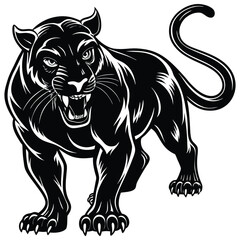 Black Panther  Symbol of Power and Stealth, Shadow Roar,Night Fang, Dark Claw, Phantom Panther,Silent Fury,Midnight Beast,Obsidian Roar, Black Panther vector, Black Panther concept, Black Panther cart