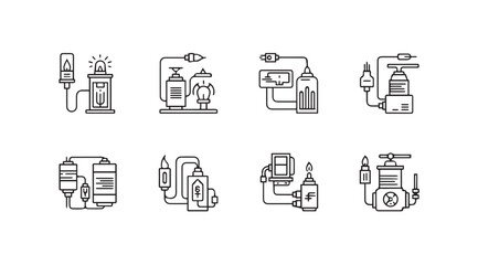 Vector art of equipment