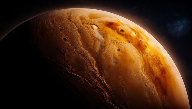 Illustration Of The Planet Venus