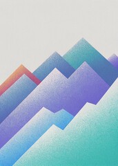 abstract background with geometric shapes in pastel colors, design element
