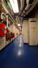 Corredor interior de uma © Marco