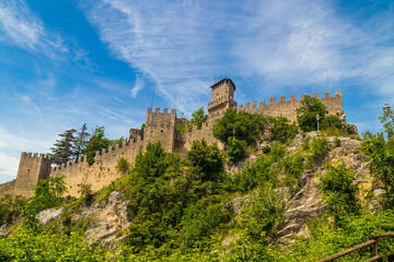 Obraz premium The Guaita, also known as the Rocca in San Marino