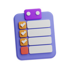 Fototapeta premium Checklist Clipboard Icon
