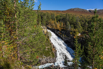 View from the Billingen area, Sjåk, Inlandet, Norway
